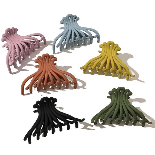 Big Rainbow Hair Claw Clip Non Slip 3.5inch Acrylic Acetate  display picture 3
