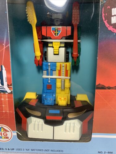 Cepillo de dientes parlante VOLTRON de colección - 6 mensajes diferentes nuevo en caja - Imagen 2 de 8