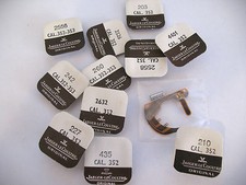 JAEGER LE COULTRE,JLC 352,353 ASSORTED NEW OLD STOCK MOVEMENT PARTS