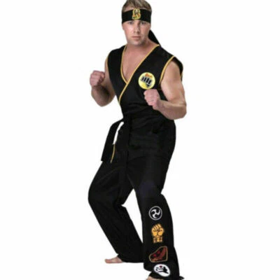 Cobra Kai Karate Costume Unisex Halloween Fancy Costume for Adults and Kids