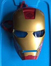 IronMan Talking Face Mission Mask Hasbro 2012 Marvel Avengers Adj Strap Cosplay