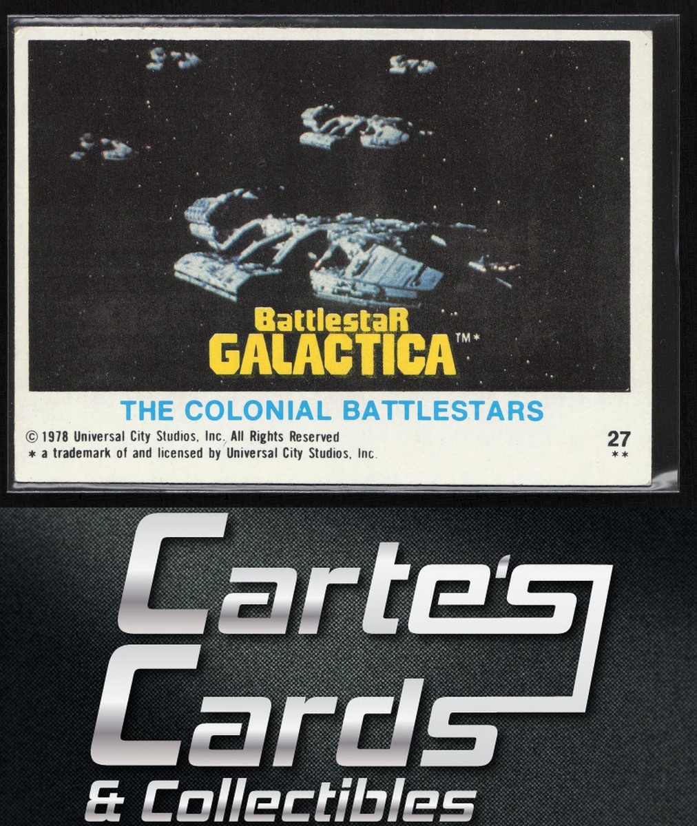The Colonial Battlestars 1978 Topps Battlestar Galactica #27 | eBay