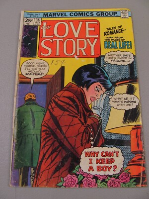 Our Love Story #36 (1975) VG Marvel Comics Why Can't I Keep a Boy? BIN-4158