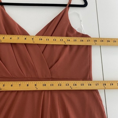 all about love rusty rose maxi dress Lulus All About Love Rusty Rose Maxi Dress Size XL Sleeveless V Neck