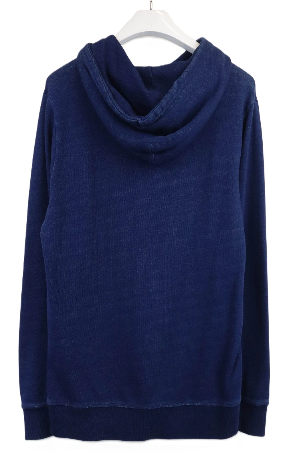 DEUS Speedster Indigo Hoodie Men's MEDIUM Kangaroo Pocket Pullover image 2