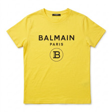 Balmain Paris Kids Logo T-Shirt | Vibrant Yel...