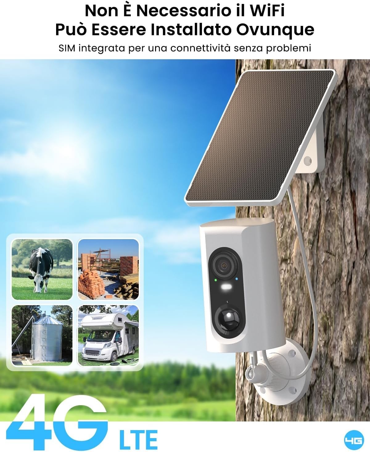 Vivi Senza Pensieri con ANRAN 4G: La Telecamera Solare che ti segue