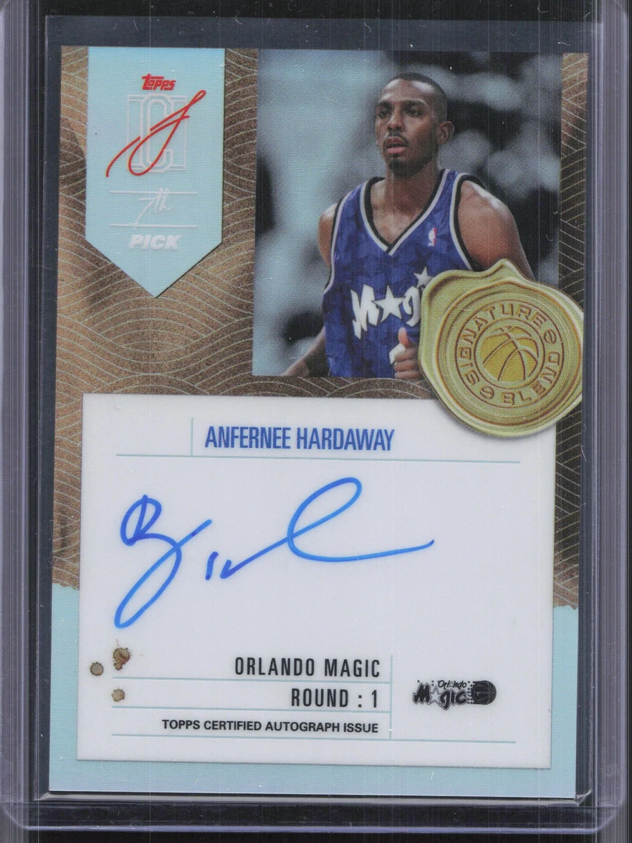Anfernee Hardaway Basketball Autographed Sports Trading Cards for