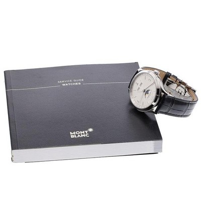 MONTBLANC HERITAGE CHRONOMÉTRIE QUANTIÈME COMPLET 112538 40mm SS/Leather #C6151