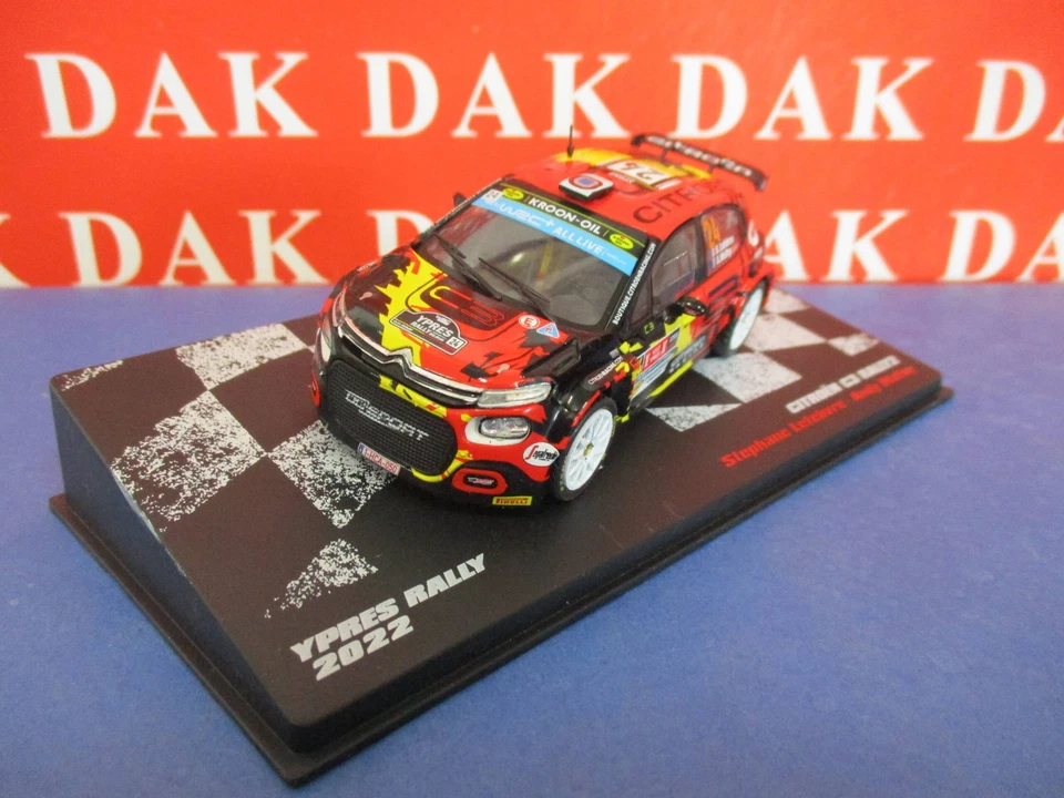 Die cast 1/43 Modellino Auto Citroen C3 Rally2 Rally Ypres 2022 S. Lefebvre**** - Immagine 2 di 4