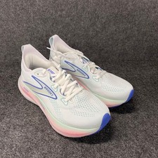 BROOKS Glycerin 22 Running Shoes Women's Size 6 B White Limpet Shell