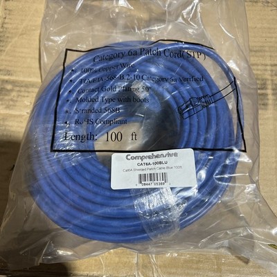 Belden 10GX Cat6A  Ethernet Cable - 100ft - Blue
