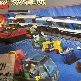WORKING Vintage Lego System 9V Railway Express Train Set 4561
