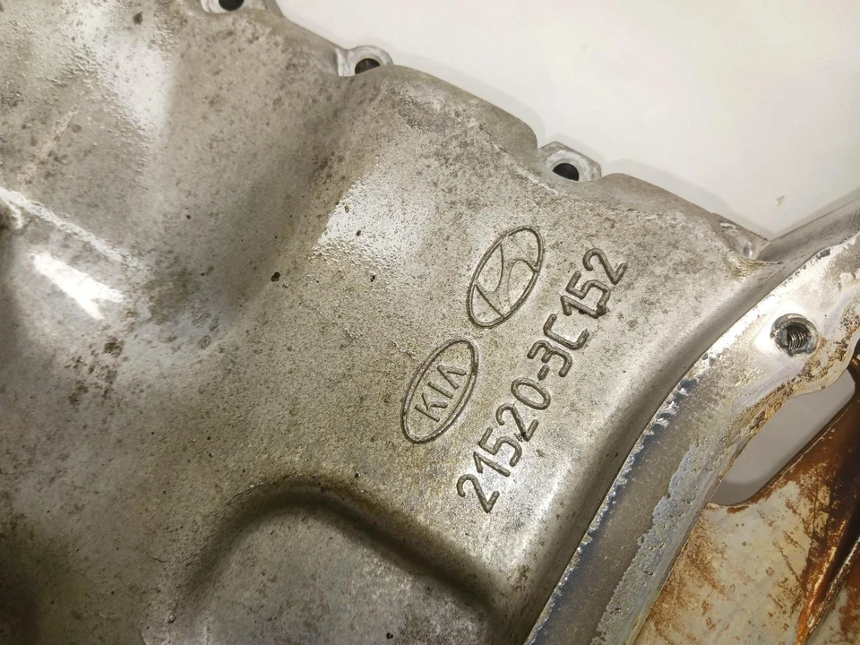 '14-'16 KIA CADENZA cárter de aceite superior OEM ¡6 meses de garantía! Foto 3 de 4