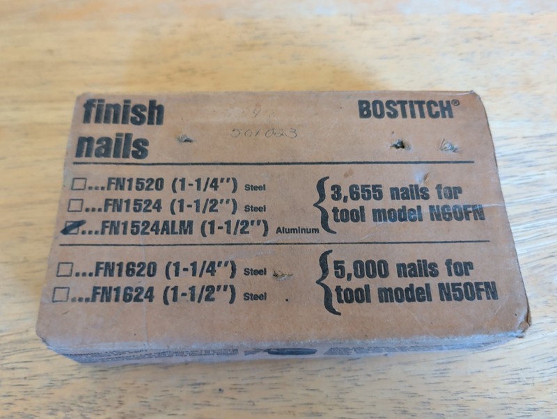 Bostitch Finish Nails # FN1524ALM