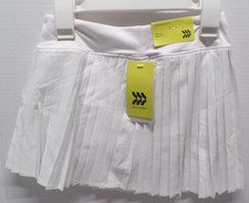All in Motion Girls Pleated Skort Mid Rise Regular Fit White M 8