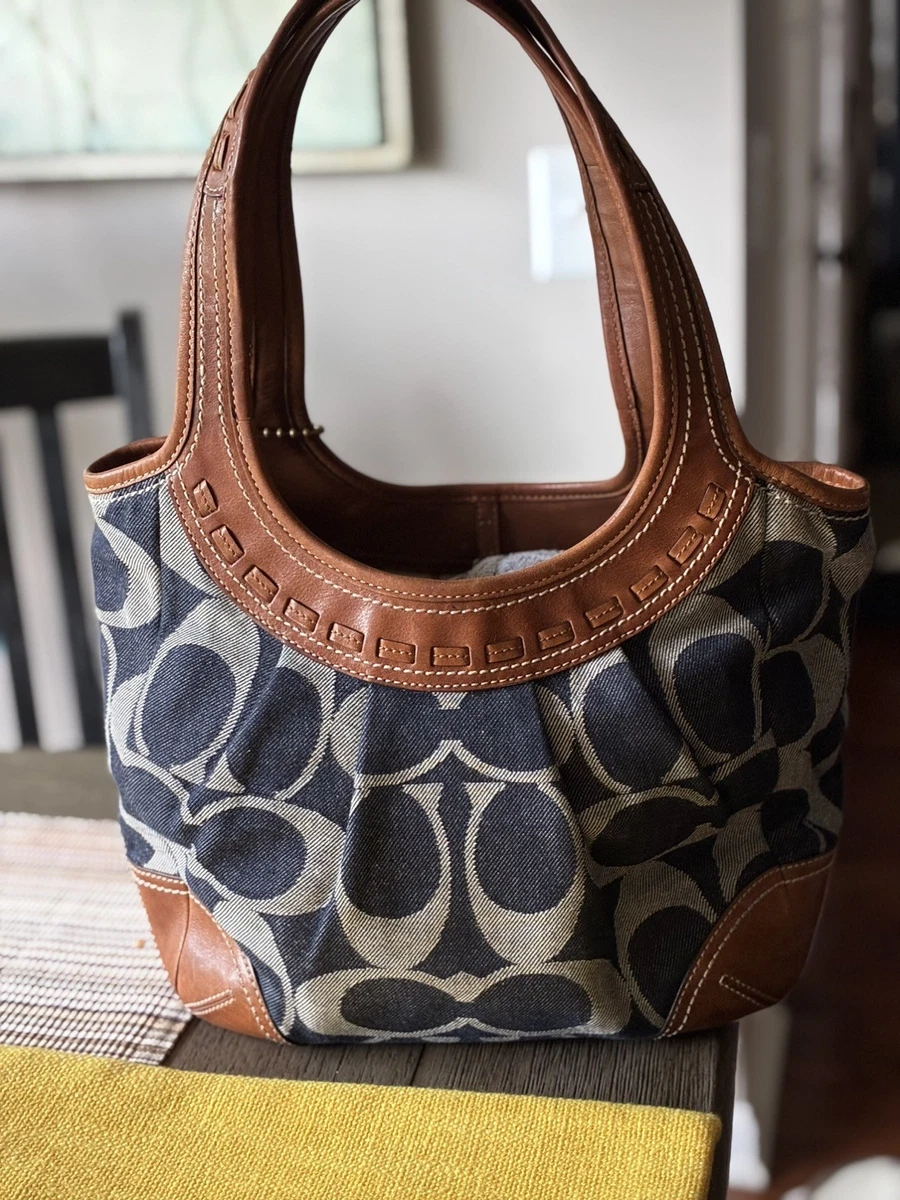 Coach Denim Exterior Bags & Handbags for Women for sale - eBay