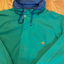 Apple Vintage 80s-90s Colorful Logo Reversible Jacket L Men  s FE CAA