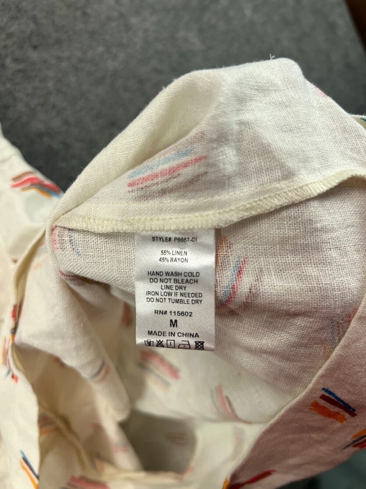 Mameluco Jersey MaterialGirls Juniors Beige Lino Talla Mediana Sin Mangas Atado Trasero Foto 4 de 4