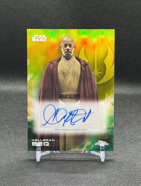 topps chrome kelleran beq Ahmed Best auto /50