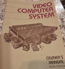 1980 Atari CX2600A VCS Owners Manual