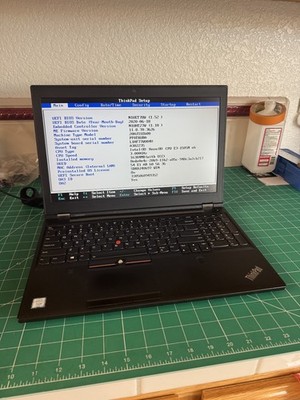 Lenovo Thinkpad P51 Xeon E3-1505M v6 3.0GHz 16GB RAM (NO SSD,AC ADAPTER,OS)