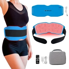 LED Infrared Red Light Therapy Pad Mat Device Back Muscle Full Body Pain Relief