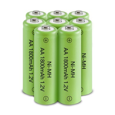 Rechargeable AA Battery NIMH 1.2V Double A 1800mAh High Capacity AA Batteries...