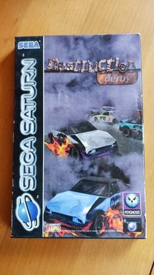 Sega Saturn Spiel Destruction Derby mit OVP und Anleitung