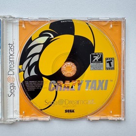 Sega Dreamcast Crazy Taxi Game with Manual [Tested and Works] Sega, 1999