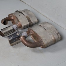 1995-1998 Porsche 911 993 Exhaust Muffler Right Left Pair Aftermarket Oem