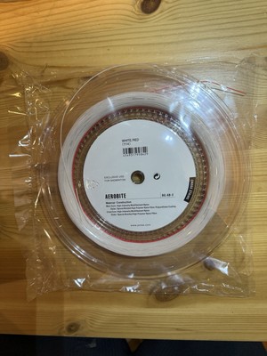 New Yonex Aerobite BG AB-2 200M Reel Badminton String White/Red