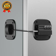 Fridge Lock with Combination No Key Required Upgrade Refrigerator Lock Adhesive