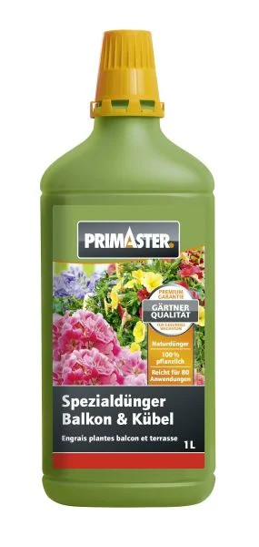 Primaster FlüSsigdüNger Balkon- Und KüBelpflanzen 1L 80 Anwendungen DüNger-image