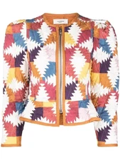 NEW, Isabel Marant Etoile Hafileal Jacket in Multicolor Size 44 #SJ1951