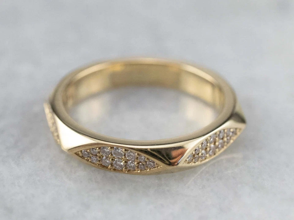1 ct Modernist Lab Created Diamond Eternity Wedding Band Ring 14k Gold Over - Image 3 of 4