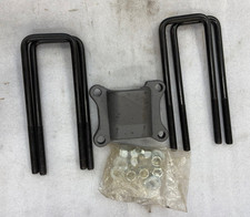 New 78-97 F350 Ford Dana 60 Front Drivers Spring Plate W New Set Of U Bolts