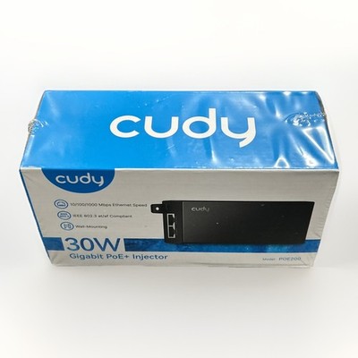 NEW Cudy POE200 30W Gigabit Poe Injector Adapter 10/100/1000Mbps RJ-45