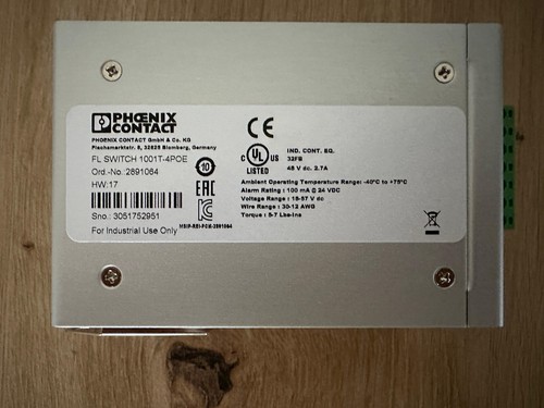 Phoenix Contact FL Switch 1001T-4POE 2891064 - Bild 2 von 2