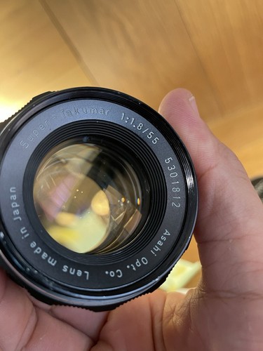 *Near Mint* Pentax Spotmatic SP Black Film Camera Super Takumar 55mm F/1.8 Lens - Picture 12 of 18