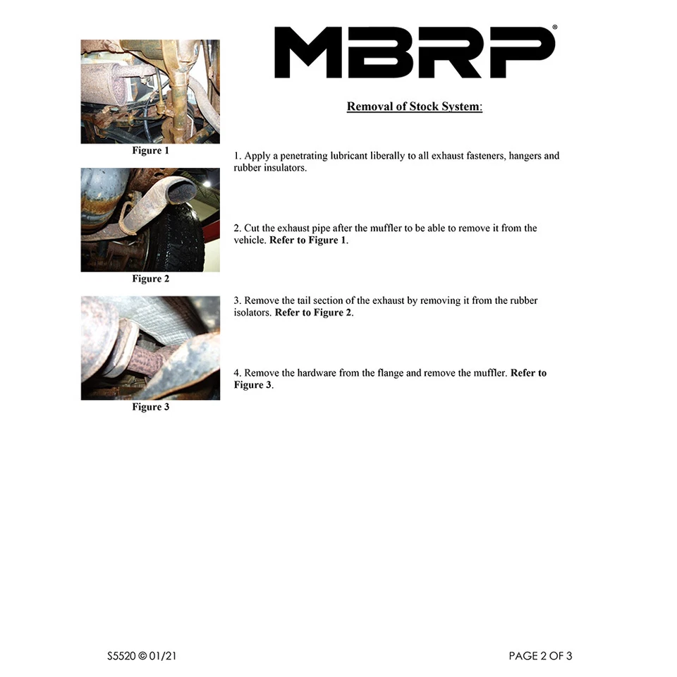 Escape trasero de acero inoxidable MBRP S5520409 Cat para Jeep Wrangler Unlimited 2004-06 4,0 Foto 3 de 4