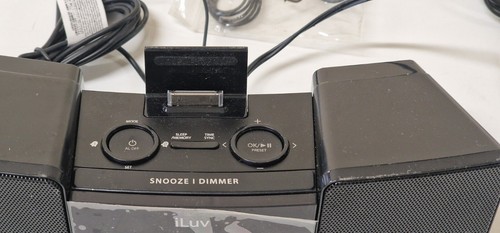 iLuv IMM155 Vibro II Dual Alarm Clock w/out Bed Shaker for iPhone or iPod, Black - Picture 2 of 7