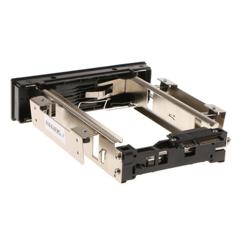 2x 5.25" Trayless SATA Mobile Rack for 3.5" SSD/HDD Enclosure Hot-swap Dock - Afbeelding 6 van 12