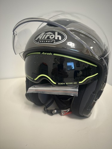 Casco Airoh H20 Silver Metal Argento Lucido Cromato Taglia MS PROMO SUMMER - Imagen 7 de 12