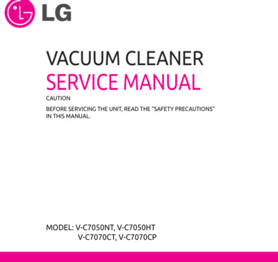 LG Electronics V-C7070CP Vacuum Cleaner User Manual FREE SHIPPING