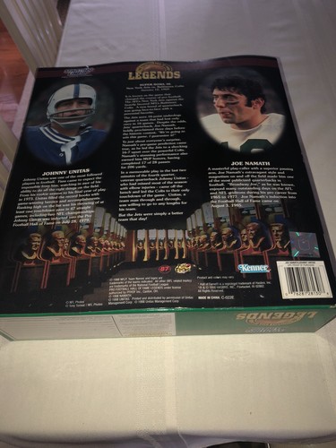 Vintage Starting Lineup / Joe Namath - Johnny Unitas Vintage Figures /NEW / - Picture 3 of 7