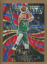Luka Doncic 2021 Panini Select Turbocharged Red Prizm #1 Mavericks