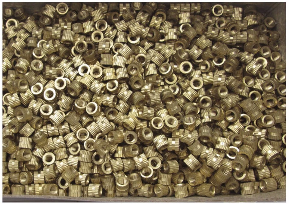10x Rändelmutter Gewindeeinsatz Einpressmutter Einschlagmutter M3 M4 M5 Messing - Bild 4 von 4