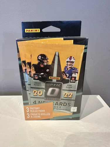 2022 Donruss Optic Football Sealed Hanger Box 3 Packs