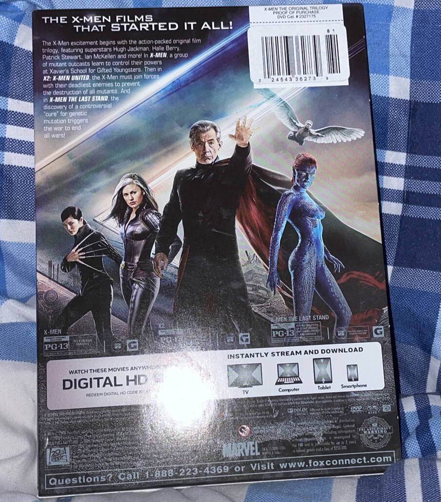 Man DVD×3 X-Men 3 Film Collection DVD 3 Film Collection 24543271758| eBay